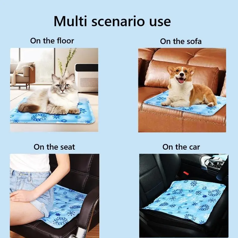 Multi-scenario cooling mat for pet, home, office & car
